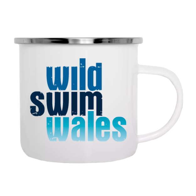 Picture of Wild Swim Wales - Enamel Mugs