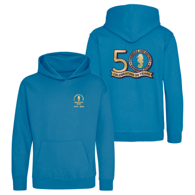 Picture of Pembroke & District Swimming - 50th Anniversary Kids Hoodies