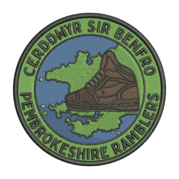 Picture of Pembrokeshire Ramblers - Embroidered Badge